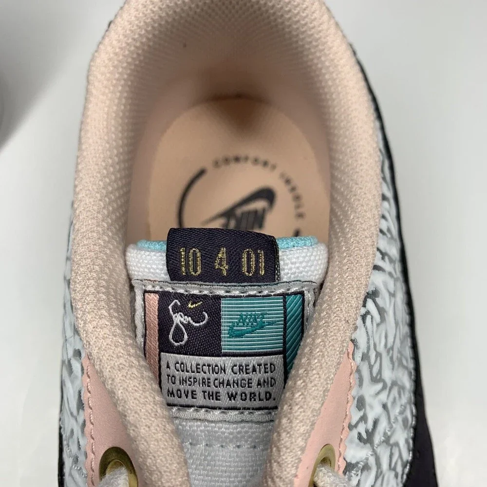 Nike Court Legacy SDC White Pink Silver Serena Williams Womens 9.5 DJ1454-100 - Picture 8 of 10